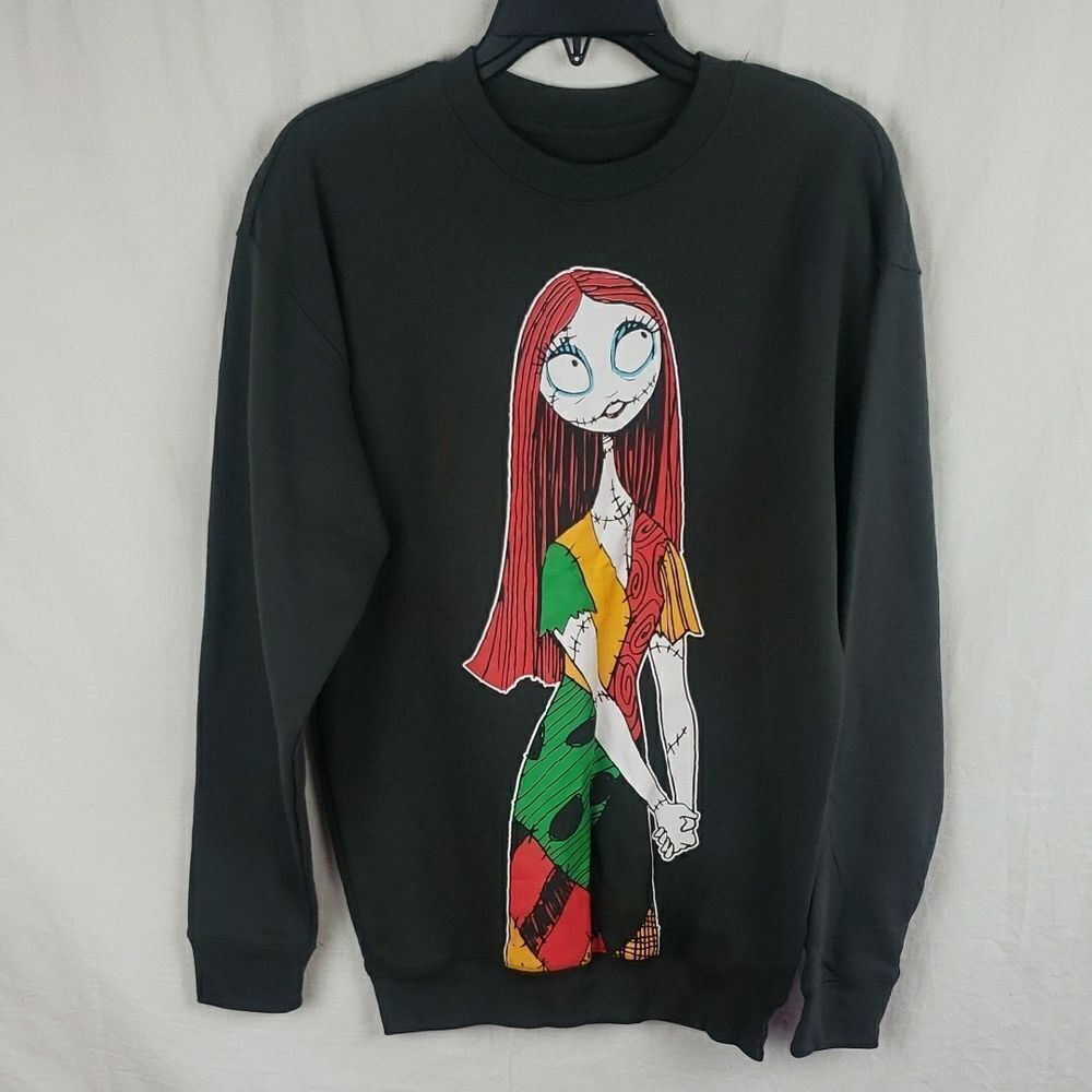 The Nightmare Before Christmas Sally Women's Small Black Sweatshirt